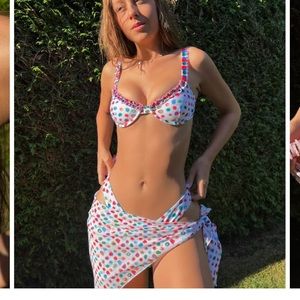 Strawberry Milk Mob Energy Bikini Top